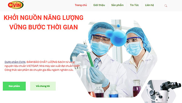 Nhà máy gia công thực phẩm chức năng CVIN Việt Nam
